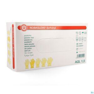 Packshot Noba Handschoen Vinyl Poedervrij S 100 5700572