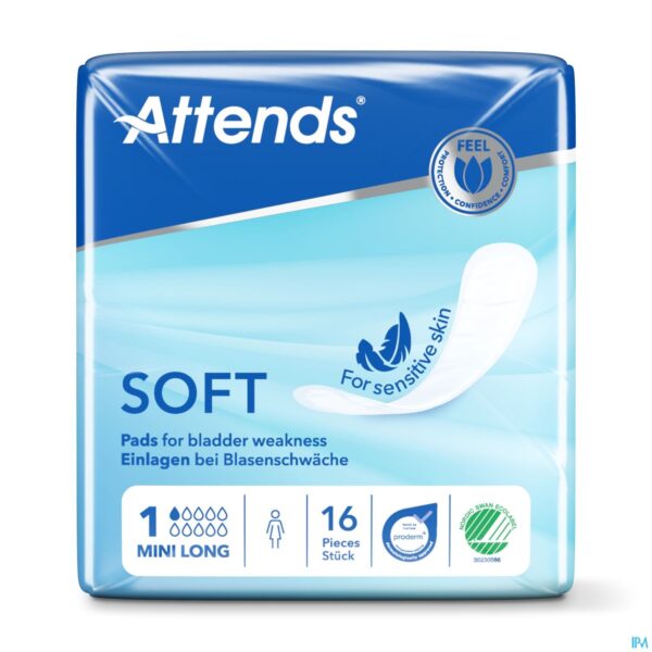 Packshot Attends Soft 1 Mini Long Inleg Anatom. 1x16 Packshot Attends Soft 1 Mini Long Inleg Anatom. 1x16