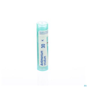 Packshot Antimonium Crudum 30k Gr 4g Boiron