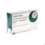 Packshot Orlistat Teva Harde Caps 60 X 60mg