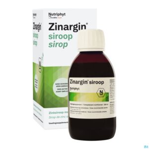 Packshot Zinargin Siroop 200ml Nutriphyt