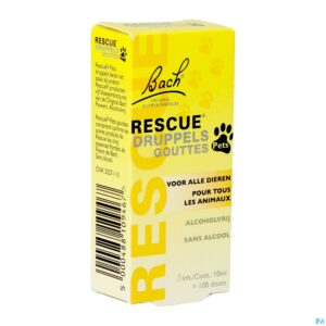 Packshot Bach Rescue Pets Druppels 10ml