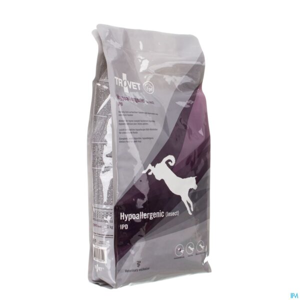 Packshot Trovet Ipd Hypoallergenic Hond (insects) 3kg
