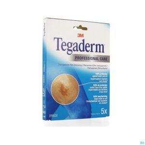 Packshot Tegaderm 3m Film Dressing Transp 10x12cm 5 1626p