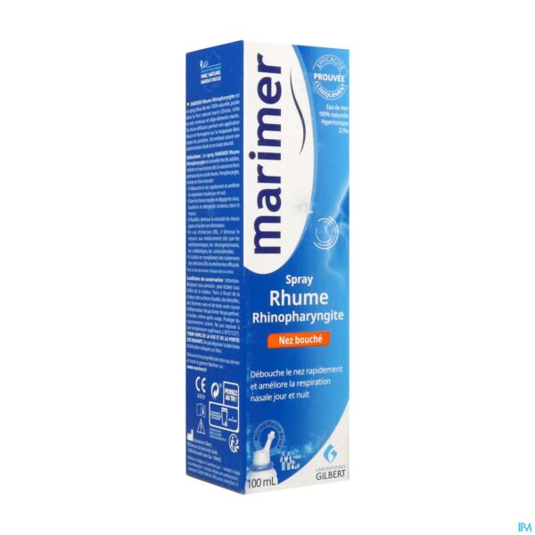 Packshot Marimer Hypertonisch Zeewater Spray 100ml Packshot Marimer Hypertonisch Zeewater Spray 100ml