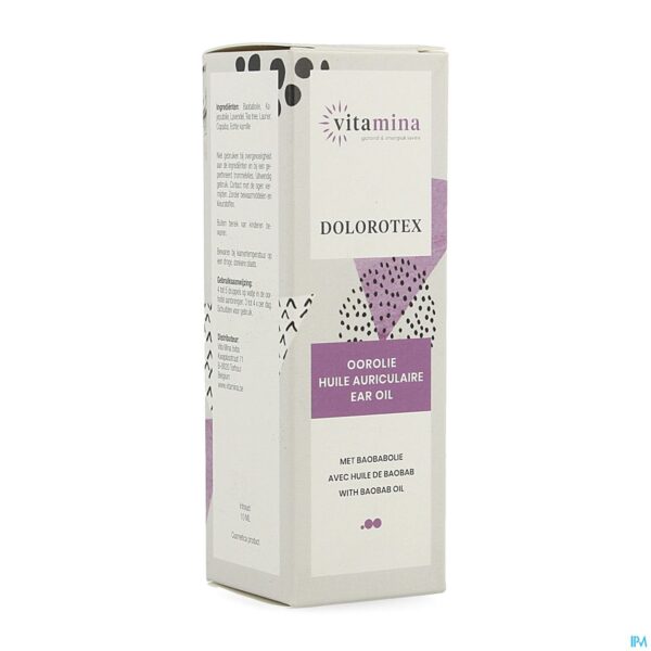 Packshot Vita Mina Dolorotex Oorolie 10ml
