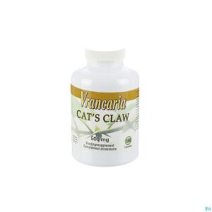 Packshot Vrancaria Cats Claw Caps 180x500mg