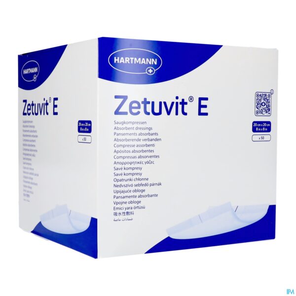 Packshot Zetuvit E N/steriel 20x20cm 50