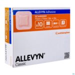 Packshot Allevyn Verb Adh Hydrocel. 7,5x 7,5cm 10 66800009