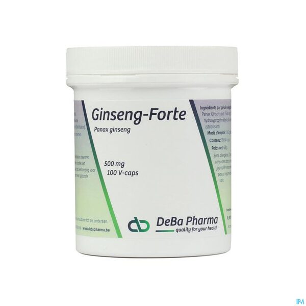 Packshot Ginseng Forte Comp 100x500mg Deba