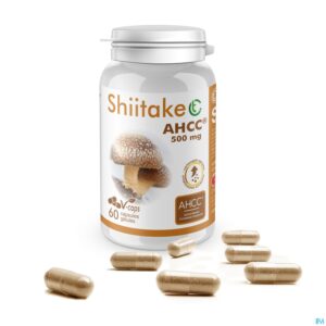 Packshot Soria Shiitake Ahcc Caps 60x600mg