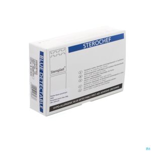 Packshot Pleister Blauw Assortiment 100st