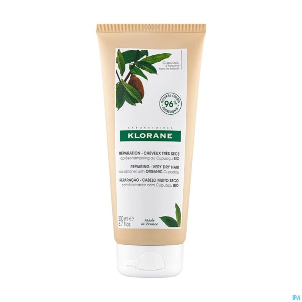 Packshot Klorane Capil. Balsem Cupuacu 200ml Packshot Klorane Capil. Balsem Cupuacu 200ml