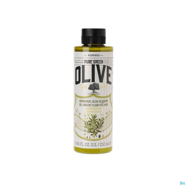 Packshot Korres Kb Douchegel Olijf Olijfbloesem 250ml