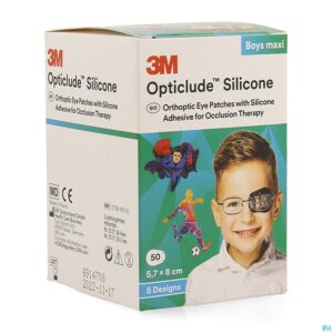 Packshot Opticlude 3m Silicone Eye Patch Boy Maxi 50