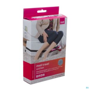 Packshot Mediven Travel Women Ad Verkort Zwart T6