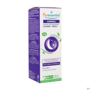 Packshot Puressentiel Mass.olie Lavendel-neroli Bio 100ml