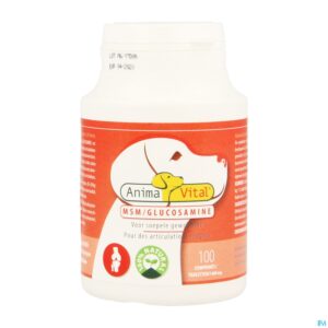 Packshot Msm Glucosamine Comp 100