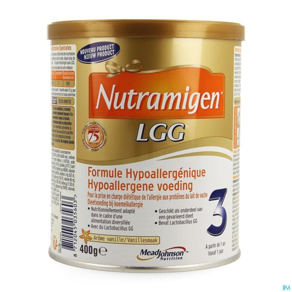Packshot Nutramigen 3 Lgg Pdr 400g Packshot Nutramigen 3 Lgg Pdr 400g