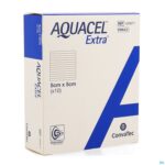 Packshot Aquacel Extra Verb Hydrofiber+versterk. 5x 5cm 10