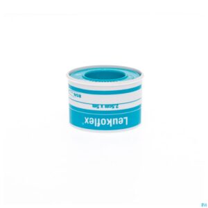 Packshot Leukoflex Deksel Kleefpleister 2,5cm0x5m 0112200