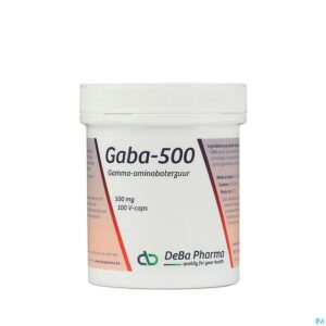 Packshot Gaba 500 Caps 100 Deba