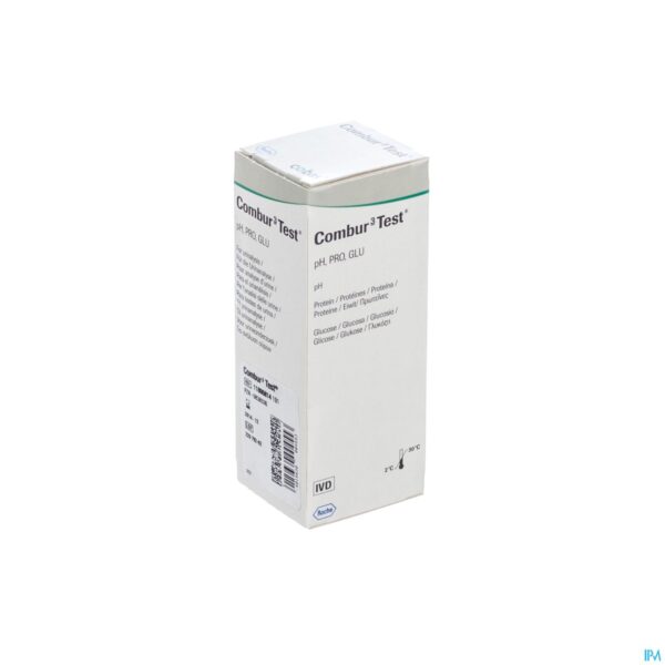 Packshot Combur 3 Test Strips 50 11896814191