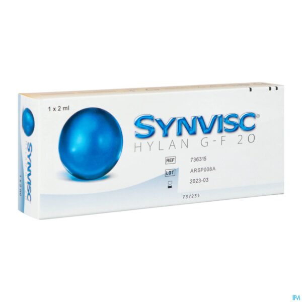Packshot Synvisc Spuit Voorgevuld 1x2ml Packshot Synvisc Spuit Voorgevuld 1x2ml