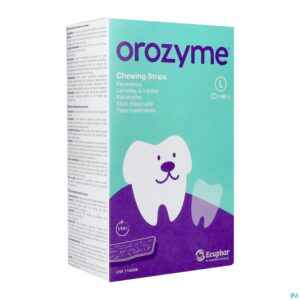 Packshot Orozyme Canine l Kauwstrip Enzym.hond >30kg 141g
