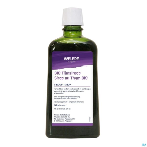 Productshot Weleda Tijmsiroop Bio 200ml