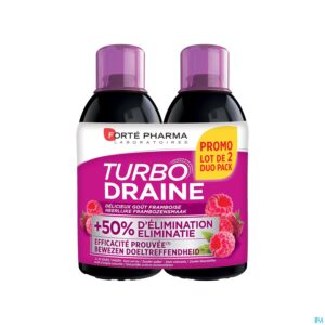 Packshot Turbodraine Framboos Duo 2x500ml
