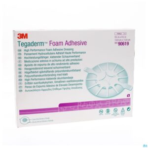 Packshot Tegaderm Foam Dressing Adh 13,97x13,97cm 5 90619
