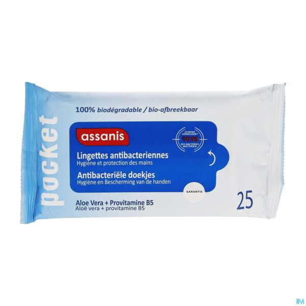 Packshot Assanis Pocket A/bact. Doekje Z/spoelen 25