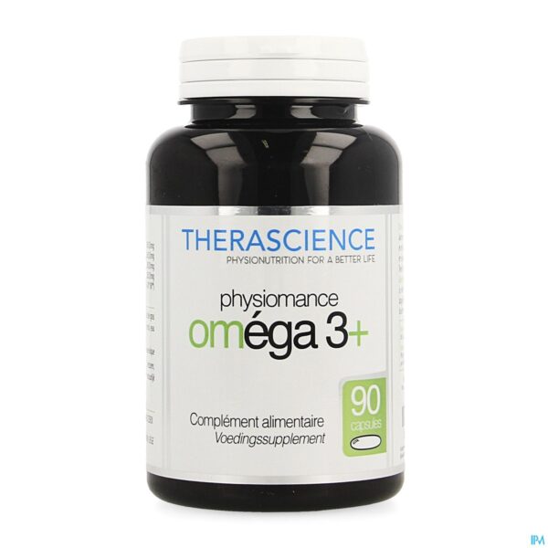 Packshot Omega 3+ Caps 90 Physiomance Phy135