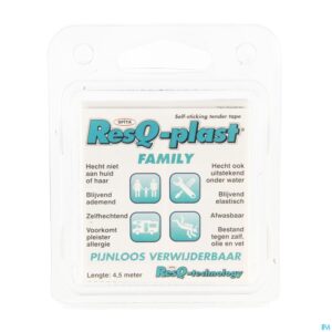 Packshot Resq-plast Family 4,5mx25mm Turquoise 1