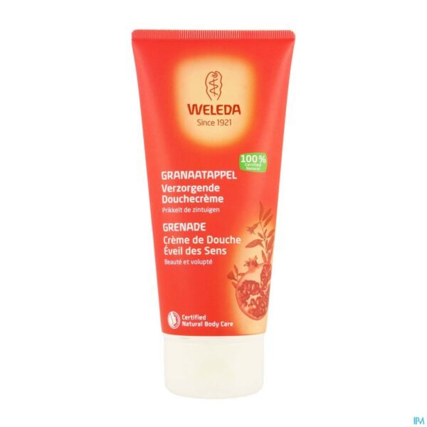 Packshot Weleda Granaatappel Verzorgingsdouche Tube 200ml Packshot Weleda Granaatappel Verzorgingsdouche Tube 200ml