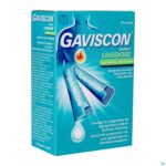 Packshot Gaviscon Advance Orale Susp. Munt Ud Zakje 20x10ml