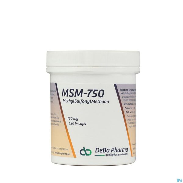 Packshot Msm-750 Caps 120 Deba