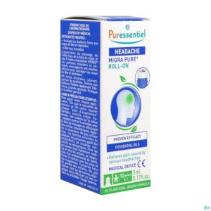 Packshot Puressentiel Roller Hoofdpijn 9 Ess Olie 5ml