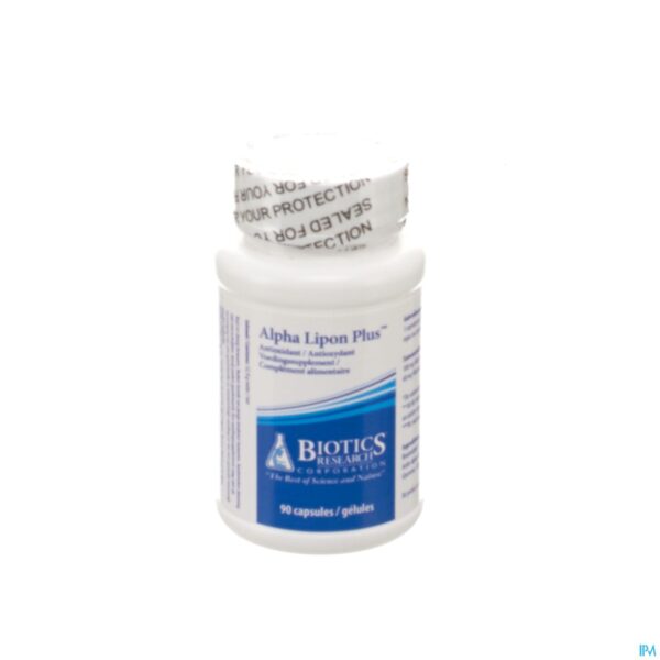 Packshot Alpha Lipon Plus Biotics Caps 90