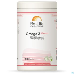 Packshot Omega 3 Magnum Be Life Caps 180