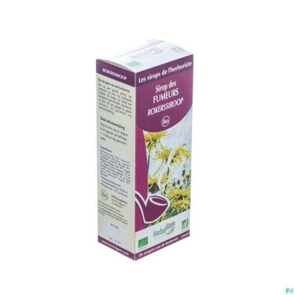 Packshot Herbalgem Rokerssiroop 250ml