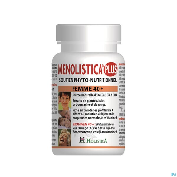 Packshot Menolistica Plus Caps 60 Holistica