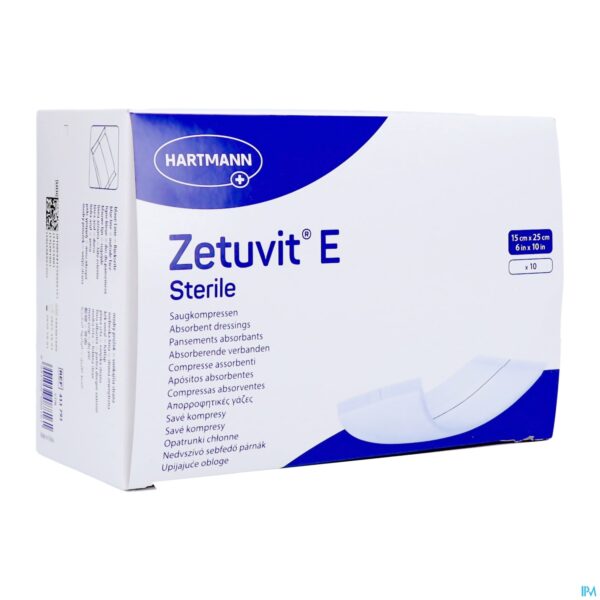 Packshot Zetuvit E Steriel 15x25cm 10