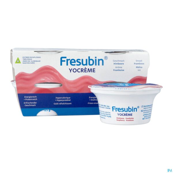 Productshot Fresubin Yocrème 125g Framboise/framboos