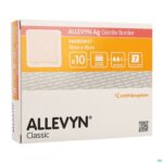 Packshot Allevyn Ag Verband Klevend Silic. 10x10cm 10