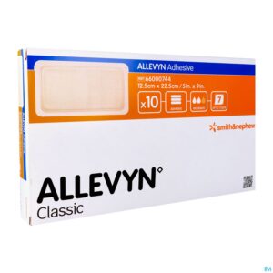 Packshot Allevyn Adh Verb Hydrocel. 12,5x22,5cm 10 66000744