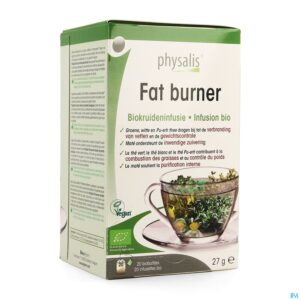 Packshot Physalis Fat Burner Infusie Bio Zakje 20x1,5g