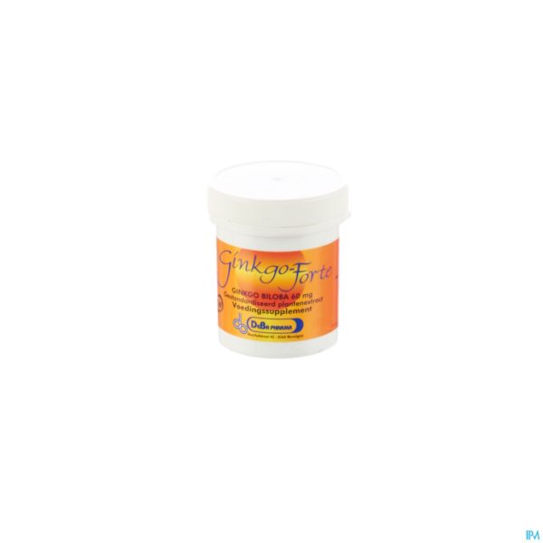 Packshot Ginkgo Forte Caps 120x60mg Deba