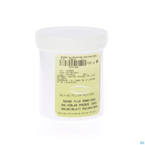 Packshot Salie Blad Poeder 100g Fag